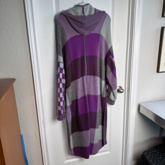 Free People South Bend Cardi Sparkling Grape Combo Small - Picture 3 of 15